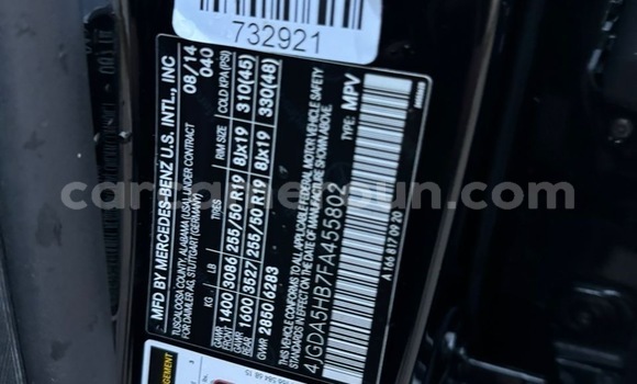Acheter Import Voiture Mercedes‒Benz ML–Class Noir à Douala, Littoral Cameroon Acheter Import Voiture Mercedes‒Benz ML–Class Noir à Douala, Littoral Cameroon