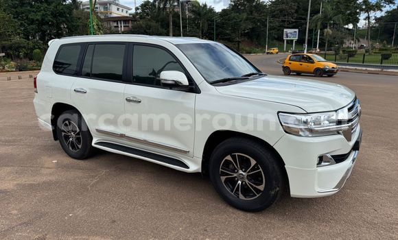 Buy Used Toyota Land Cruiser Prado White Car in Yaounde in Central Cameroon