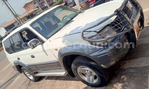Buy Used Toyota Land Cruiser Prado White Car in Yaounde in Central Cameroon
