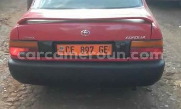 Acheter Occasion Voiture Toyota Corolla Rouge à Yaoundé, Central Cameroon Acheter Occasion Voiture Toyota Corolla Rouge à Yaoundé, Central Cameroon