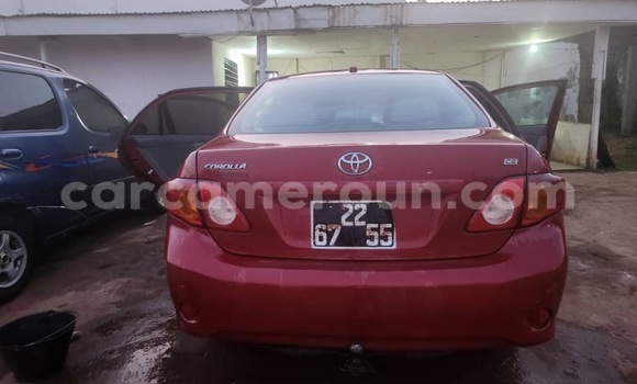 Sayi Sabo Toyota Corolla Red Mota in Yaounde a Babban Kamaru Sayi Sabo Toyota Corolla Red Mota in Yaounde a Babban Kamaru