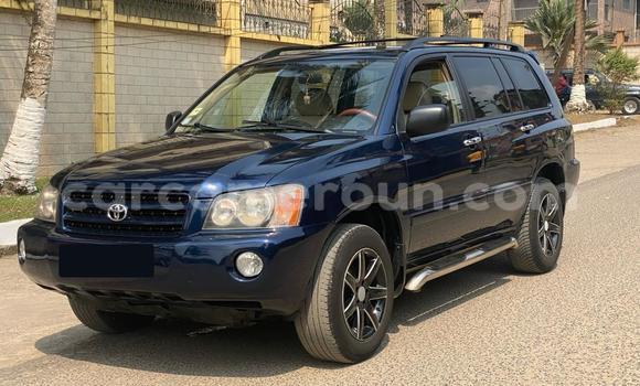 Sayi Na hannu Toyota Highlander Blue Mota in Douala a Ƙasar Kamaru