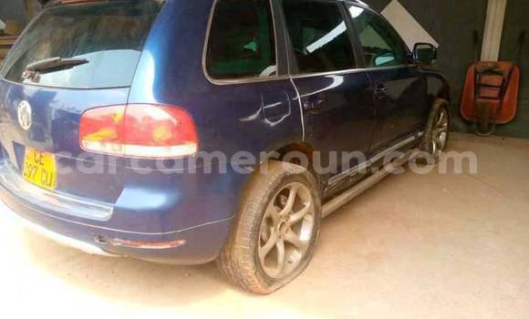 Buy Used Volkswagen Touareg Blue Car in Yaounde in Central Cameroon