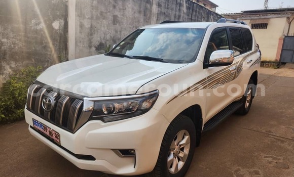 Sayi Na hannu Toyota Land Cruiser Prado White Mota in Yaounde a Babban Kamaru
