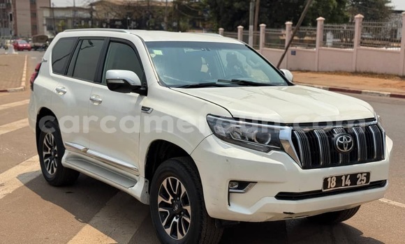 Buy Used Toyota Land Cruiser Prado White Car in Yaounde in Central Cameroon