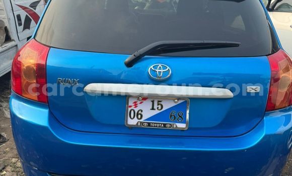Buy Used Toyota Runx Blue Car in Douala in Littoral Cameroon Buy Used Toyota Runx Blue Car in Douala in Littoral Cameroon