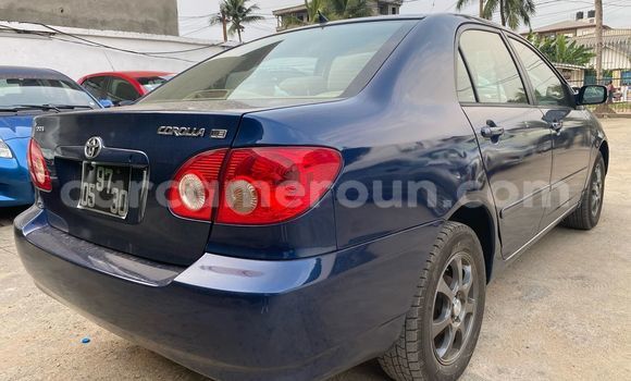 Sayi Imported Toyota Corolla Blue Mota in Douala a Ƙasar Kamaru Sayi Imported Toyota Corolla Blue Mota in Douala a Ƙasar Kamaru