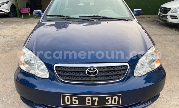 Sayi Imported Toyota Corolla Blue Mota in Douala a Ƙasar Kamaru Sayi Imported Toyota Corolla Blue Mota in Douala a Ƙasar Kamaru