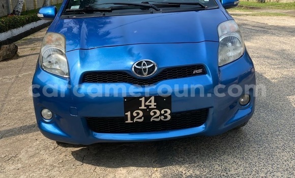 Buy Used Toyota Vitz Blue Car in Douala in Littoral Cameroon Buy Used Toyota Vitz Blue Car in Douala in Littoral Cameroon