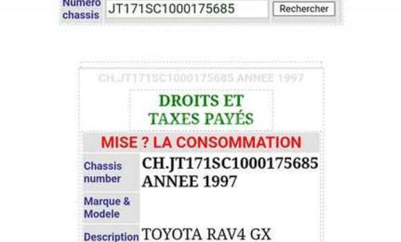 Acheter Occasion Voiture Toyota RAV4 Rouge à Yaoundé, Central Cameroon Acheter Occasion Voiture Toyota RAV4 Rouge à Yaoundé, Central Cameroon