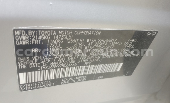 Acheter Occasion Voiture Toyota RAV4 Gris à Douala, Littoral Cameroon Acheter Occasion Voiture Toyota RAV4 Gris à Douala, Littoral Cameroon