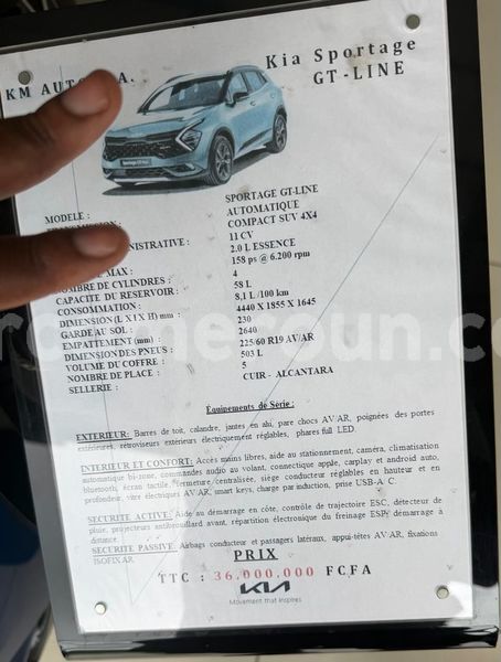 Big with watermark kia sportage central cameroon yaounde 21807