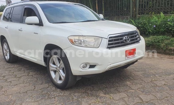 Buy Import Toyota Highlander White Car in Douala in Littoral Cameroon