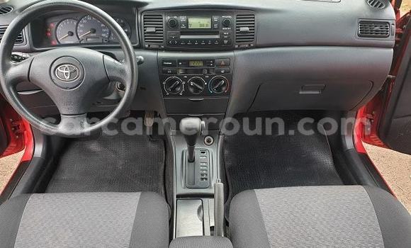 Sayi Imported Toyota Corolla Red Mota in Yaounde a Babban Kamaru Sayi Imported Toyota Corolla Red Mota in Yaounde a Babban Kamaru