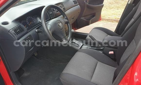 Sayi Imported Toyota Corolla Red Mota in Yaounde a Babban Kamaru Sayi Imported Toyota Corolla Red Mota in Yaounde a Babban Kamaru