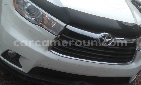 Sayi Imported Toyota Highlander White Mota in Douala a Ƙasar Kamaru Sayi Imported Toyota Highlander White Mota in Douala a Ƙasar Kamaru