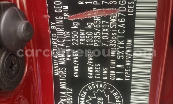 Buy Used Kia Sorento Red Car in Douala in Littoral Cameroon Buy Used Kia Sorento Red Car in Douala in Littoral Cameroon