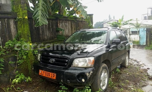 Buy Used Toyota Highlander Black Car in limb in Southwest Cameroon