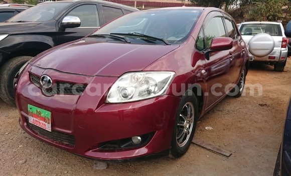 Buy Used Toyota Auris Red Car in Yaounde in Central Cameroon