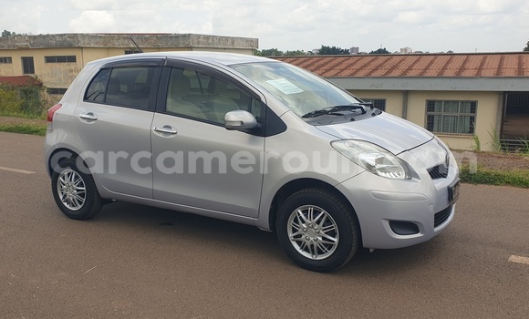 Buy Used Toyota Vitz Silver Car in Yaounde in Central Cameroon