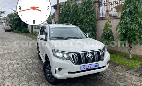Sayi Sabo Toyota Prado White Mota in Douala a Ƙasar Kamaru